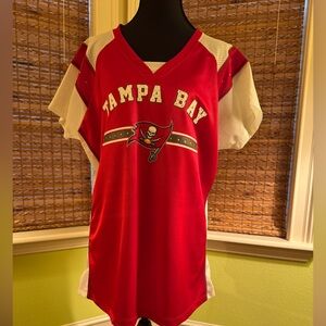Tampa Bay Red Football Jersey with White Accents